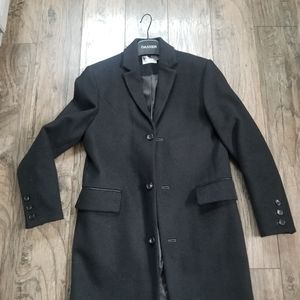 Brand new never worn Topman black trench coat